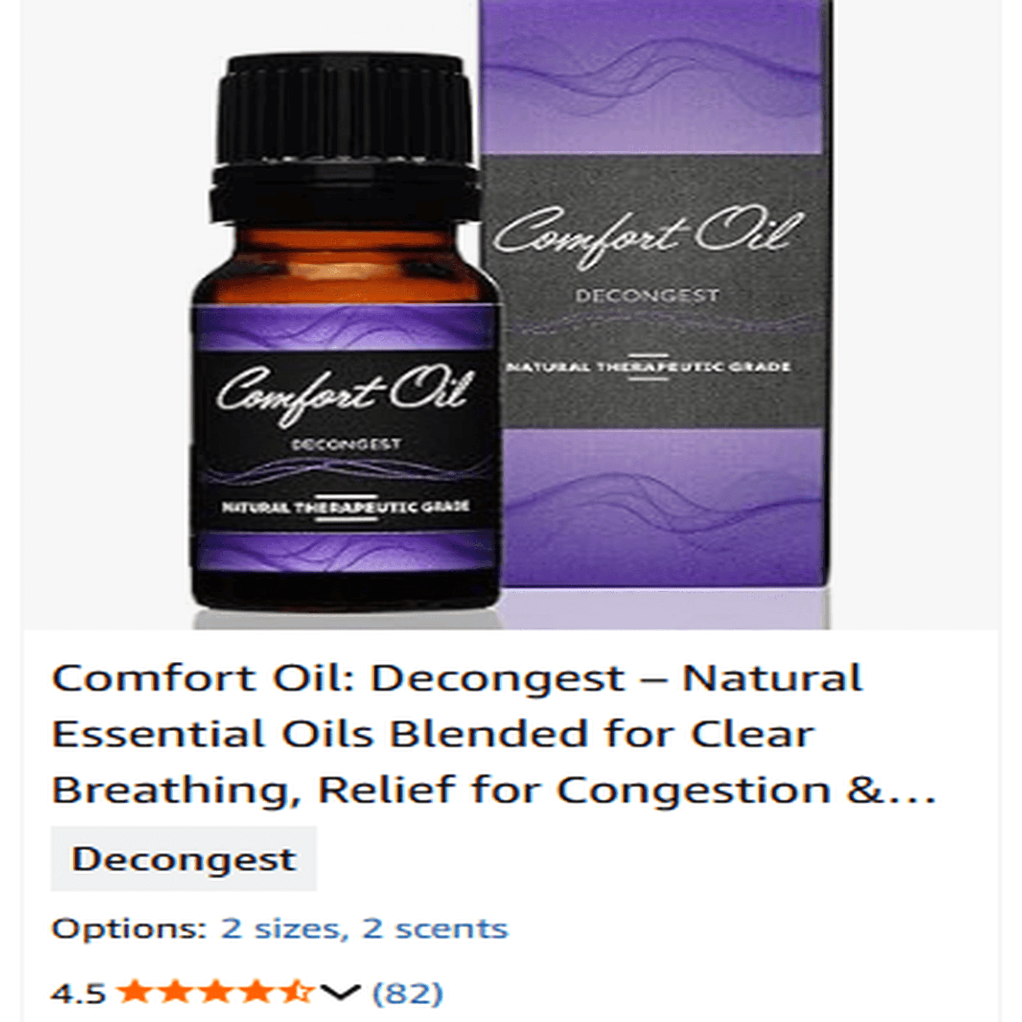 Decongest Comfort Oil